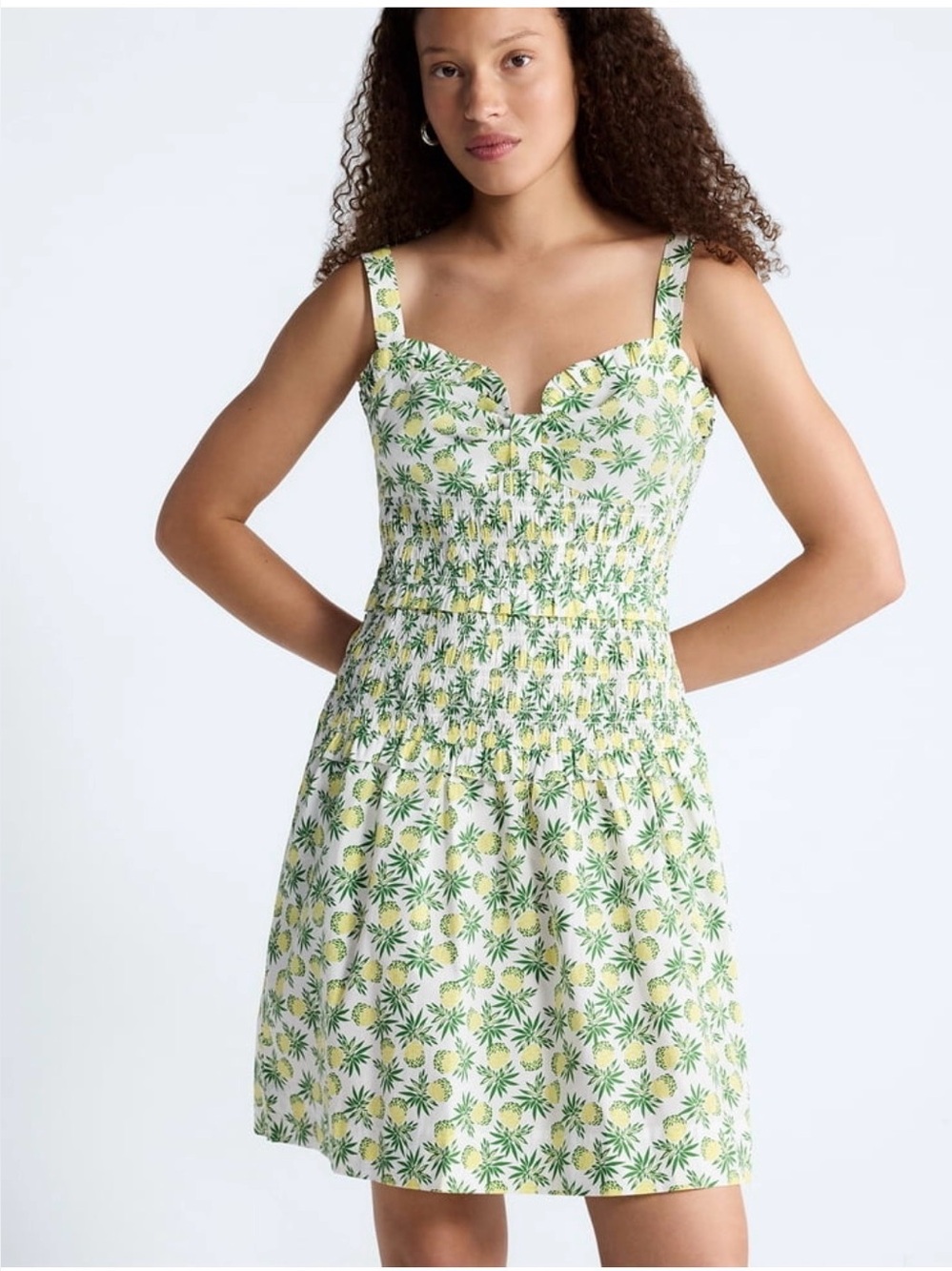 Free Assembly Women’s Tiered Smocked Mini Dress